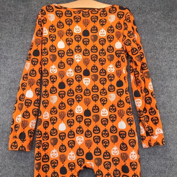 Halloween Onesie Women’s Size Large Bodysuit One Piece Pajamas Pumpkin - Picture 7 of 7